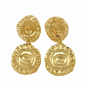Orecchini - 18 carati Oro giallo - Made in Italy - Handmade