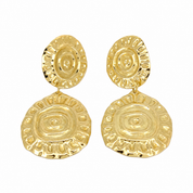 Orecchini - 18 carati Oro giallo - Made in Italy - Handmade