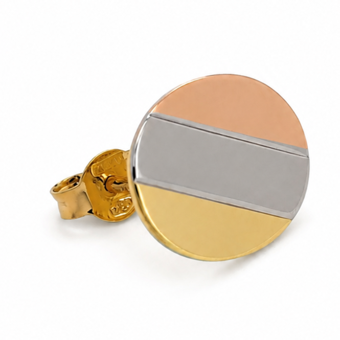 Orecchini - 18 carati Oro giallo, Oro rosa, Oro bianco - Made in Italy - Handmade