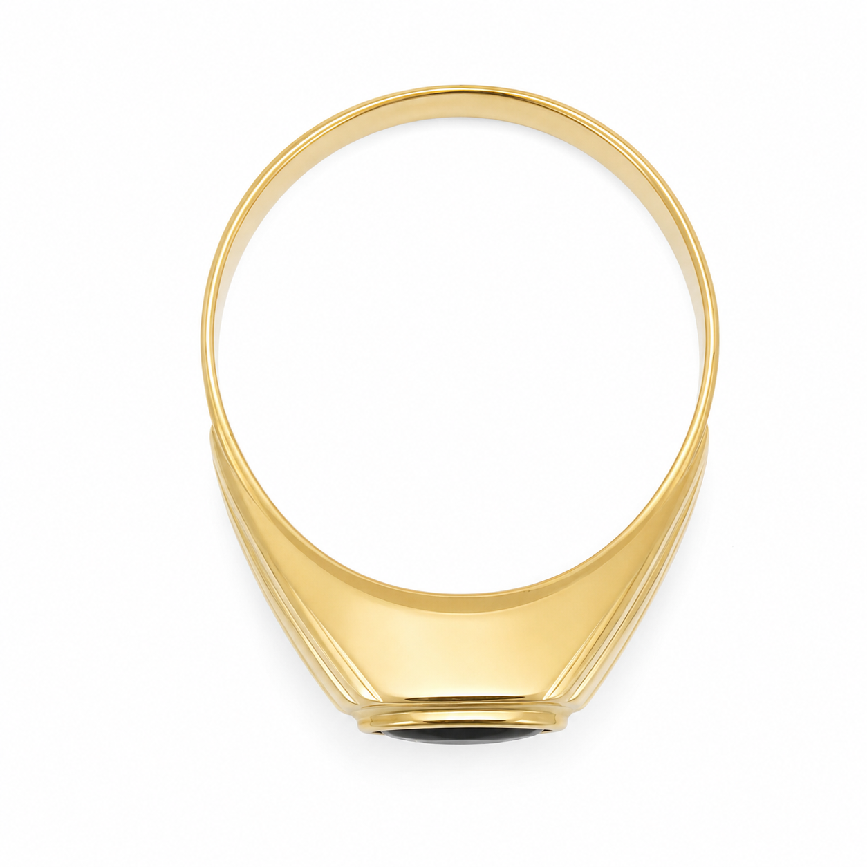 Anello - 18 carati Oro giallo - 0.04ct. tw. Rubino - Made in Italy - Handmade