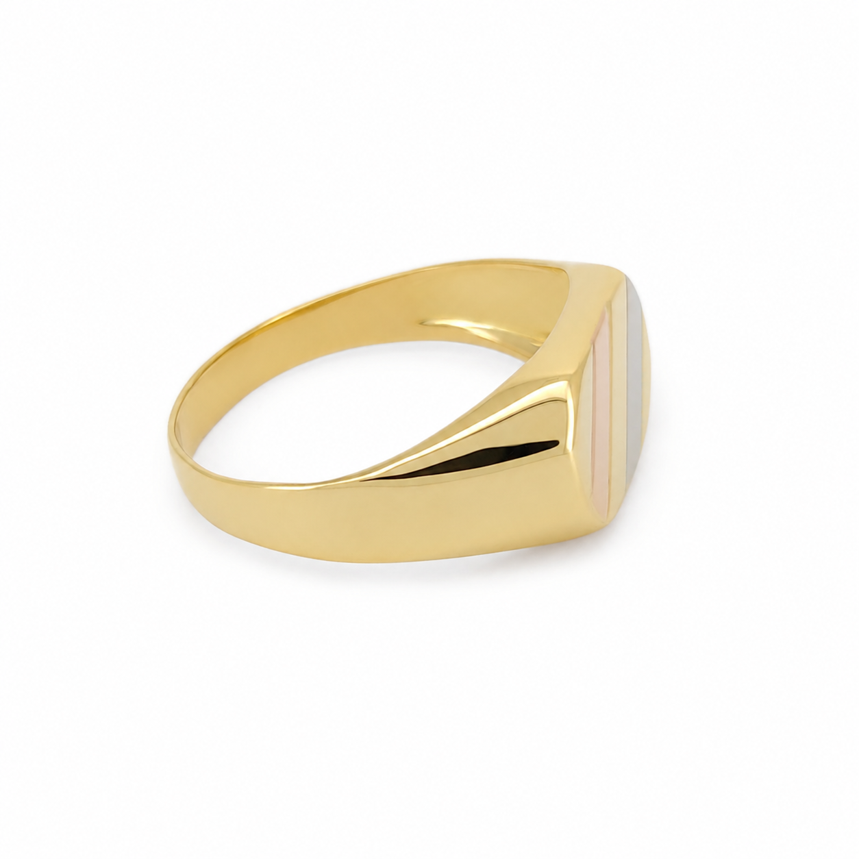 Anello - 18 carati Oro bianco, Oro giallo, Oro rosa - Made in Italy - Handmade