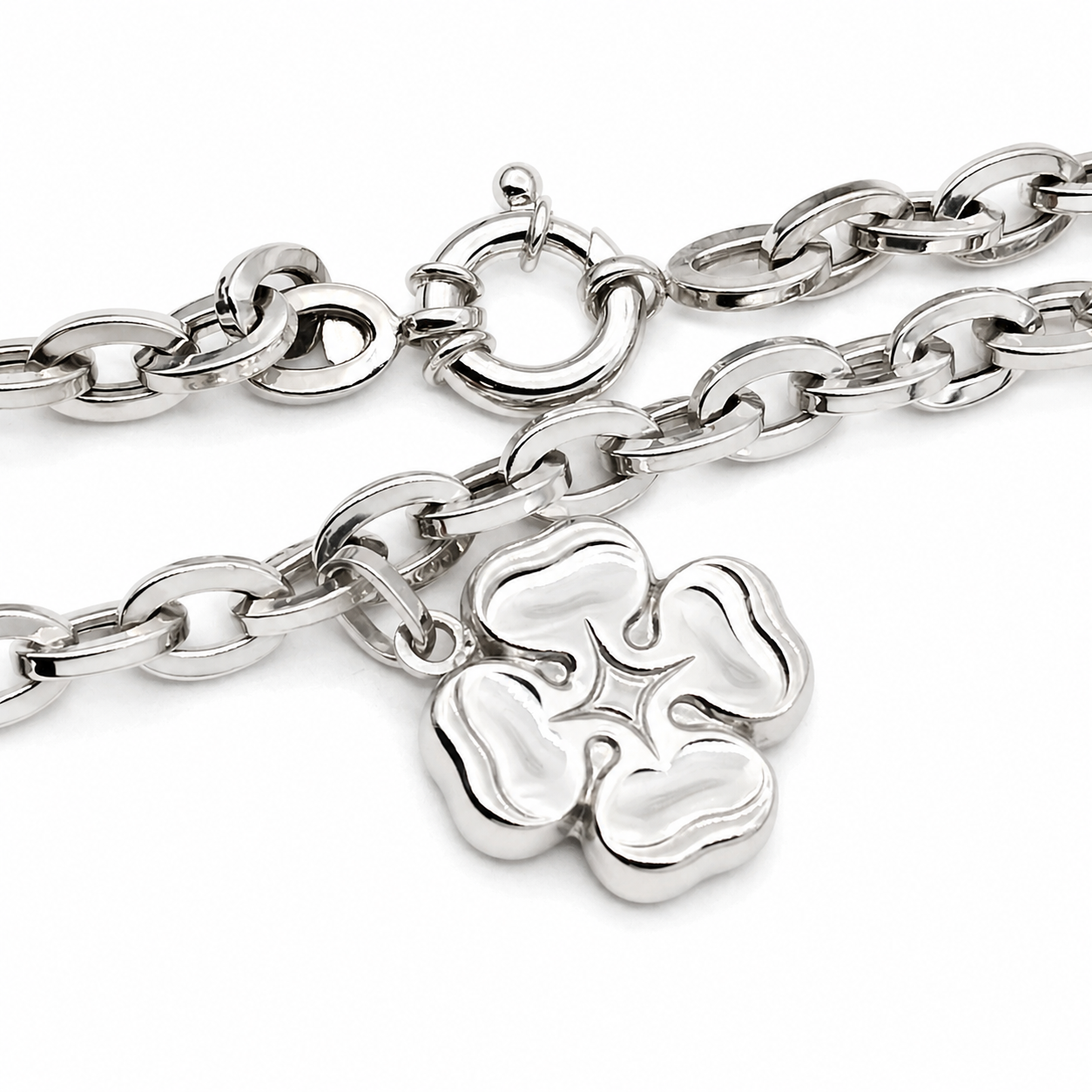 Bracciale - 18 carati Oro bianco - Made in Italy - Handmade
