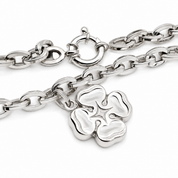 Bracciale - 18 carati Oro bianco - Made in Italy - Handmade