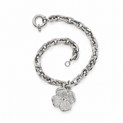 Bracciale - 18 carati Oro bianco - Made in Italy - Handmade