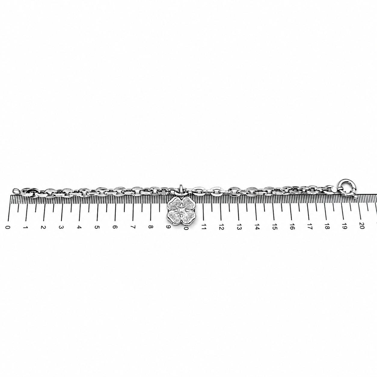 Bracciale - 18 carati Oro bianco - Made in Italy - Handmade