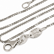 Collana con ciondolo - 18 carati Oro bianco - 0.25ct. tw. Diamante (Naturale) - Made in Italy - Handmade