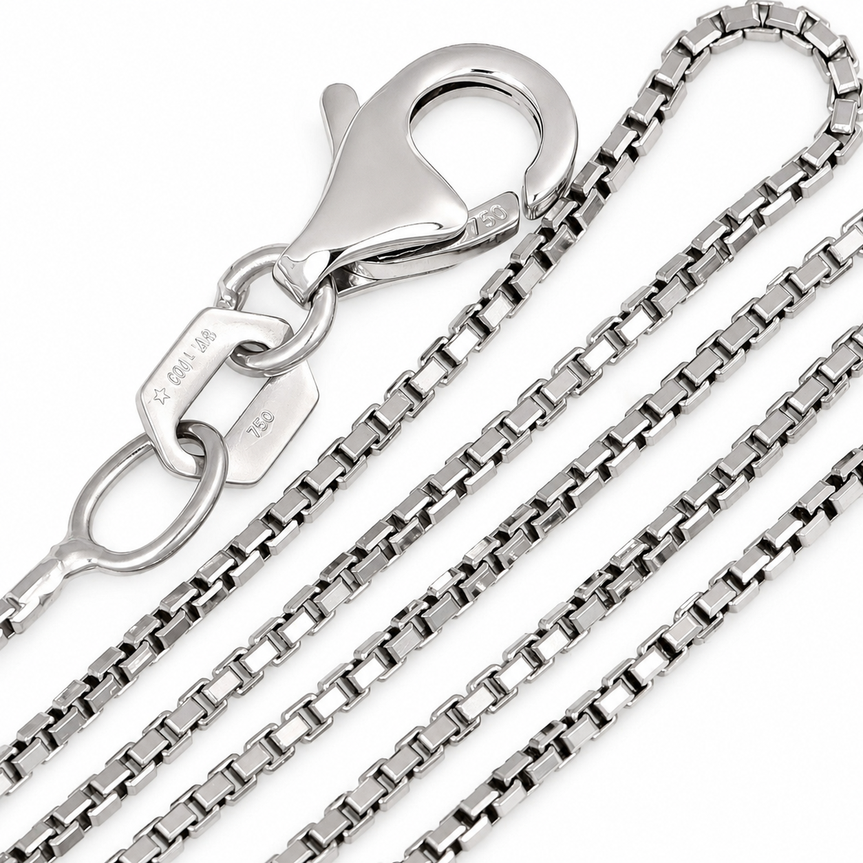 Collana - 18 carati Oro bianco - 0.15ct. tw. Diamante (Naturale) - Perla - Made in Italy - Handmade