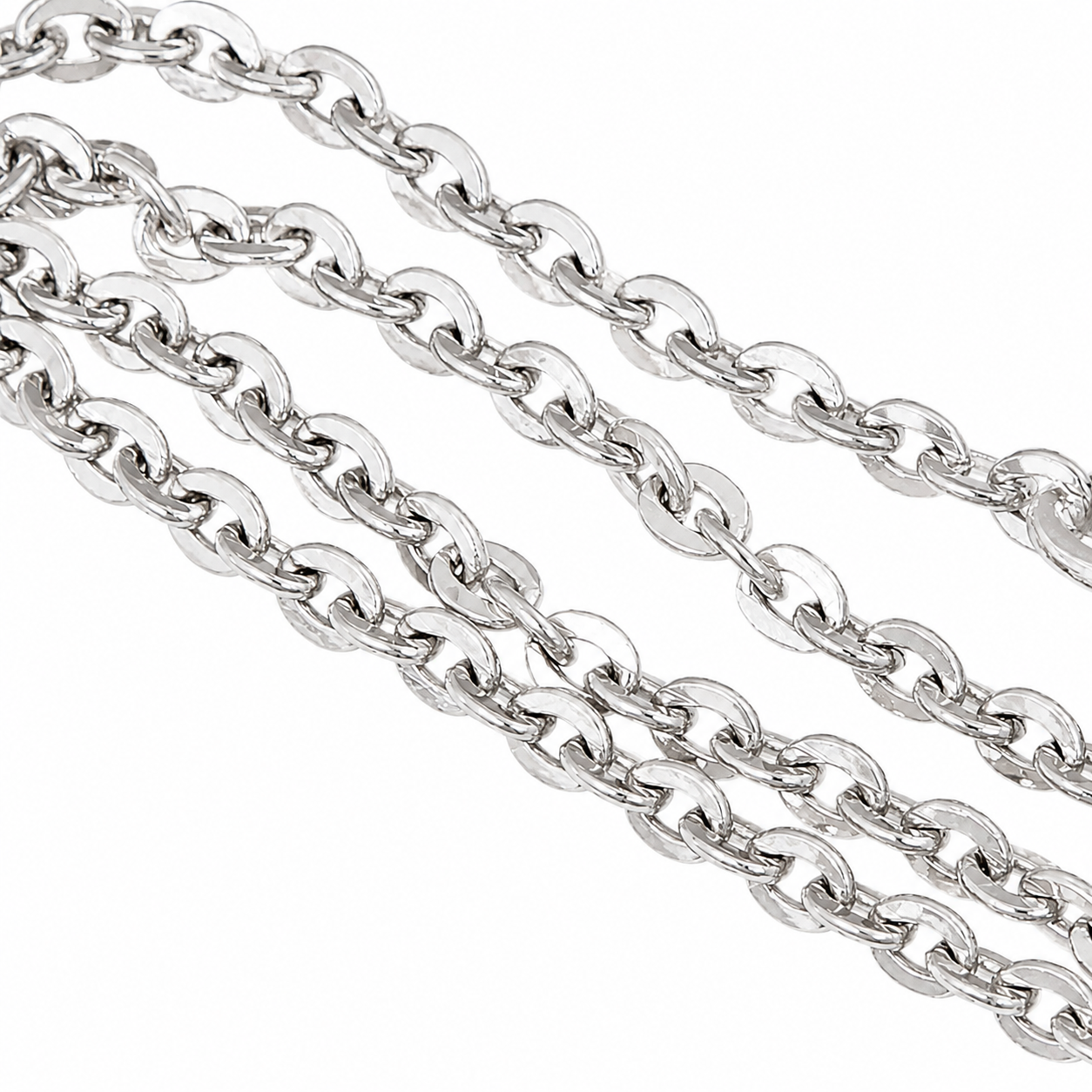 Collana - 18 carati Oro bianco Perla - Made in Italy - Handmade