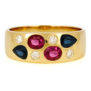 Anello - 18 carati Oro giallo - 0.84ct. tw.