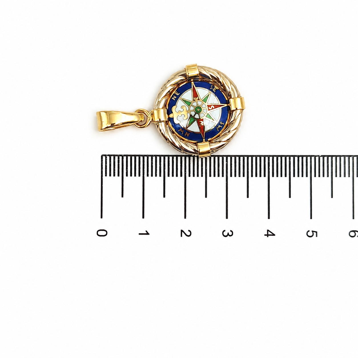 Ciondolo - 18 carati Oro giallo - Made in Italy - Handmade