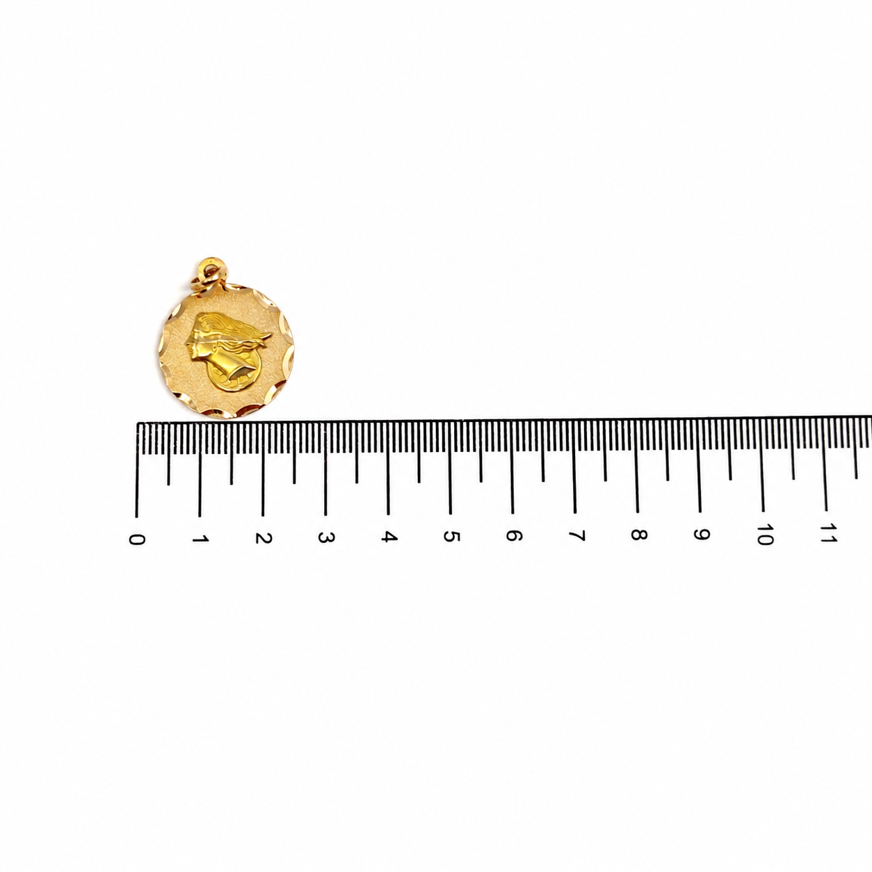 Ciondolo - 18 carati Oro giallo - Made in Italy - Handmade