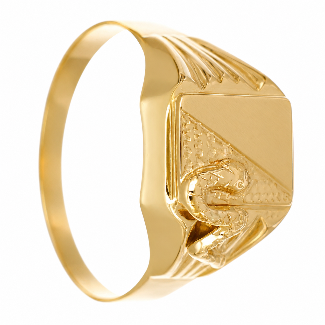 Anello - 18 carati Oro giallo - Made in Italy - Handmade