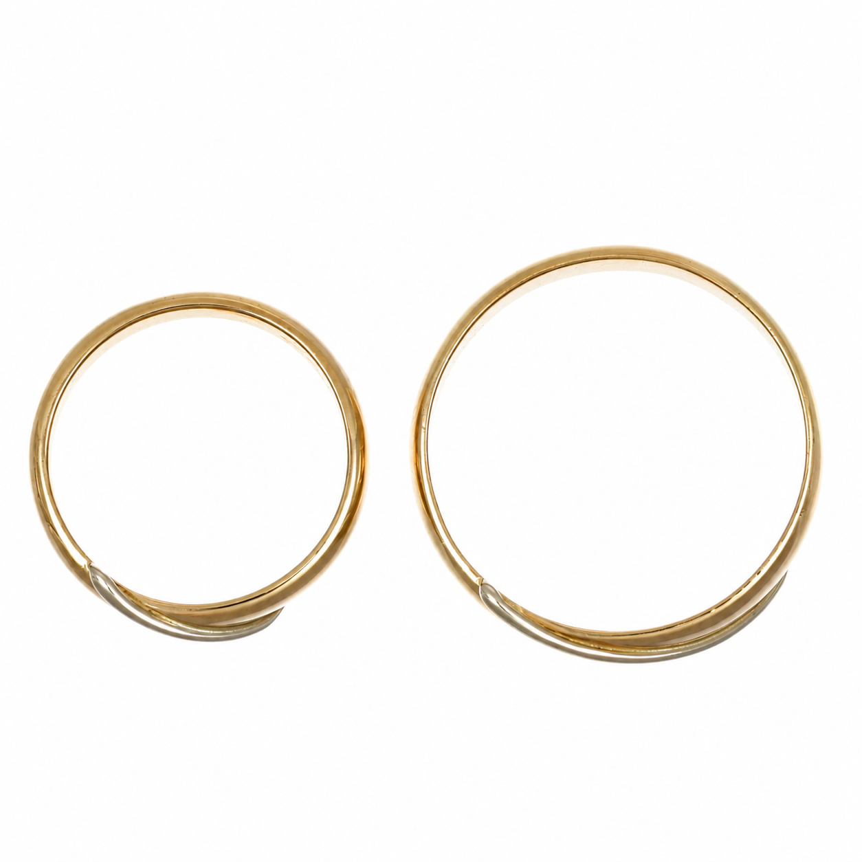 Anello - 18 carati Oro giallo, Oro bianco - Fedi - Made in Italy