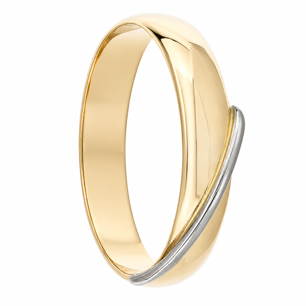 Anello - 18 carati Oro giallo, Oro bianco - Fedi - Made in Italy