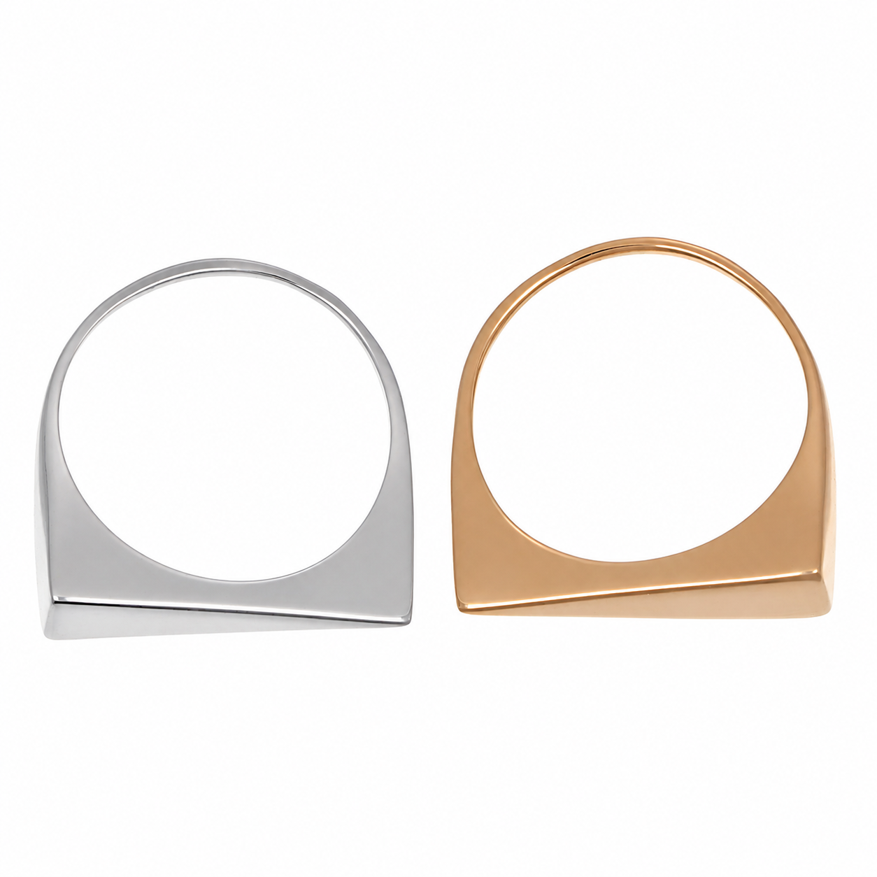Anello - 18 carati Oro rosa, Oro bianco - Made in Italy - Handmade