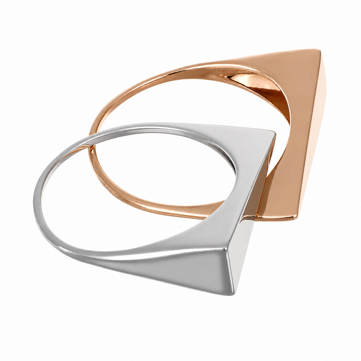 Anello - 18 carati Oro rosa, Oro bianco - Made in Italy - Handmade