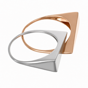 Anello - 18 carati Oro rosa, Oro bianco - Made in Italy - Handmade