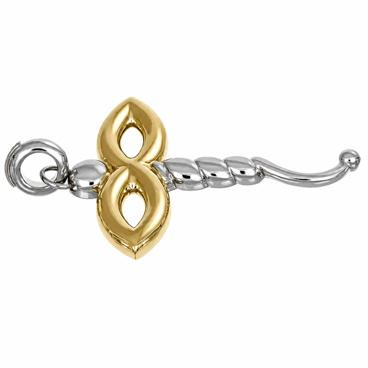 Ciondolo - 18 carati Oro giallo, Oro bianco - Made in Italy - Handmade