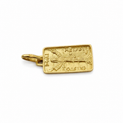 Ciondolo - 18 carati Oro giallo - Made in Italy - Handmade