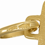 Ciondolo - 18 carati Oro giallo - Made in Italy - Handmade