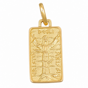 Ciondolo - 18 carati Oro giallo - Made in Italy - Handmade