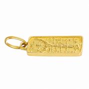 Ciondolo - 18 carati Oro giallo - Made in Italy - Handmade