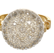 Anello in Oro giallo 18 carati e Argento 800 - Diamanti da 0.64 Ct tot