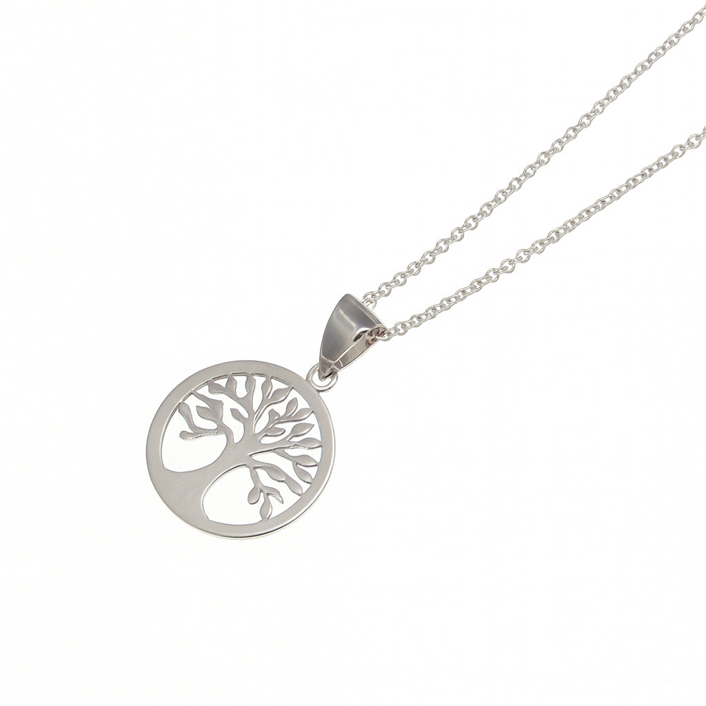 Collana con Ciondolo in Oro bianco 18 carati