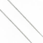 Collana con ciondolo - 18 carati Oro bianco - 0.88ct. tw. Zaffiro - Perla