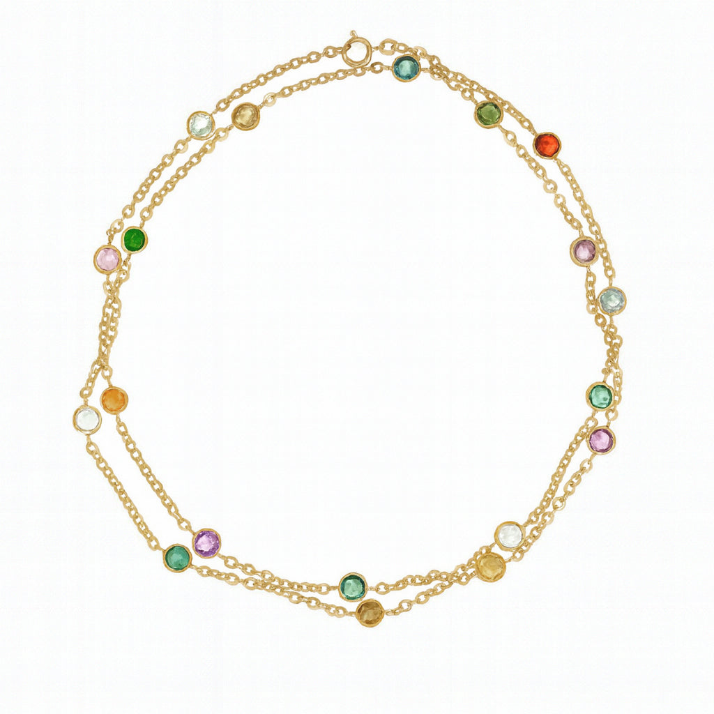 Collana - 18 carati Oro giallo - 7.60ct. tw. Topazio