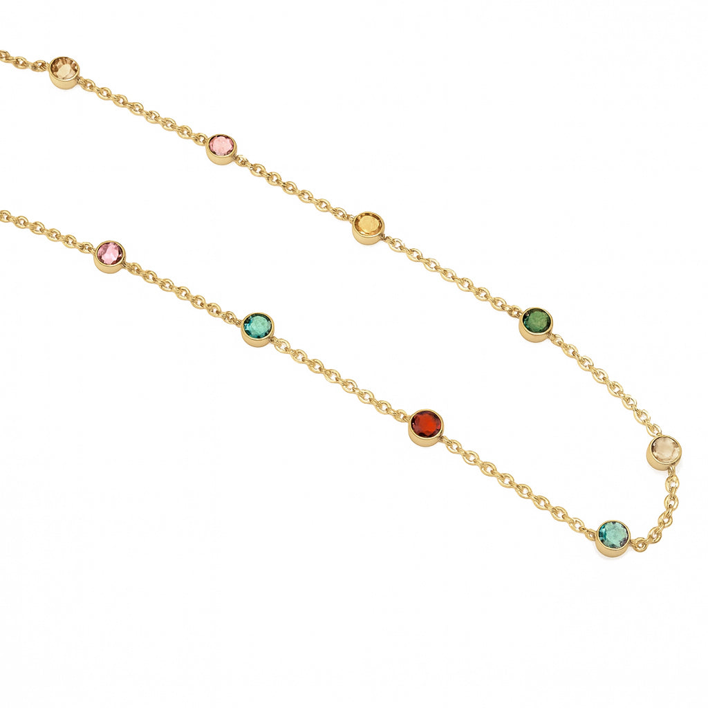 Collana - 18 carati Oro giallo - 7.60ct. tw. Topazio