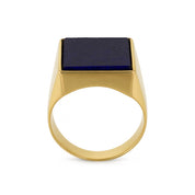 Anello - 18 carati Oro giallo - 15.00ct. tw. Lapislazzuli