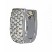 Orecchini - 18 carati Oro bianco - 1.29ct. tw. Diamante (Naturale)