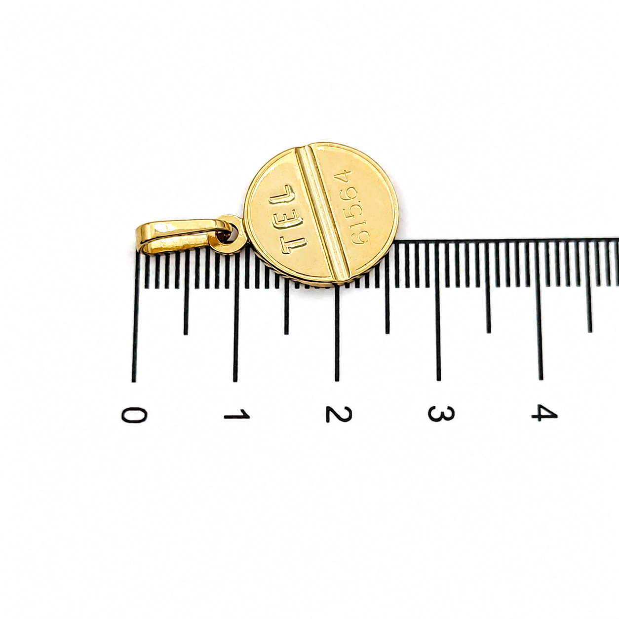 Ciondolo - 18 carati Oro giallo - Made in Italy - Handmade