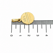 Ciondolo - 18 carati Oro giallo - Made in Italy - Handmade