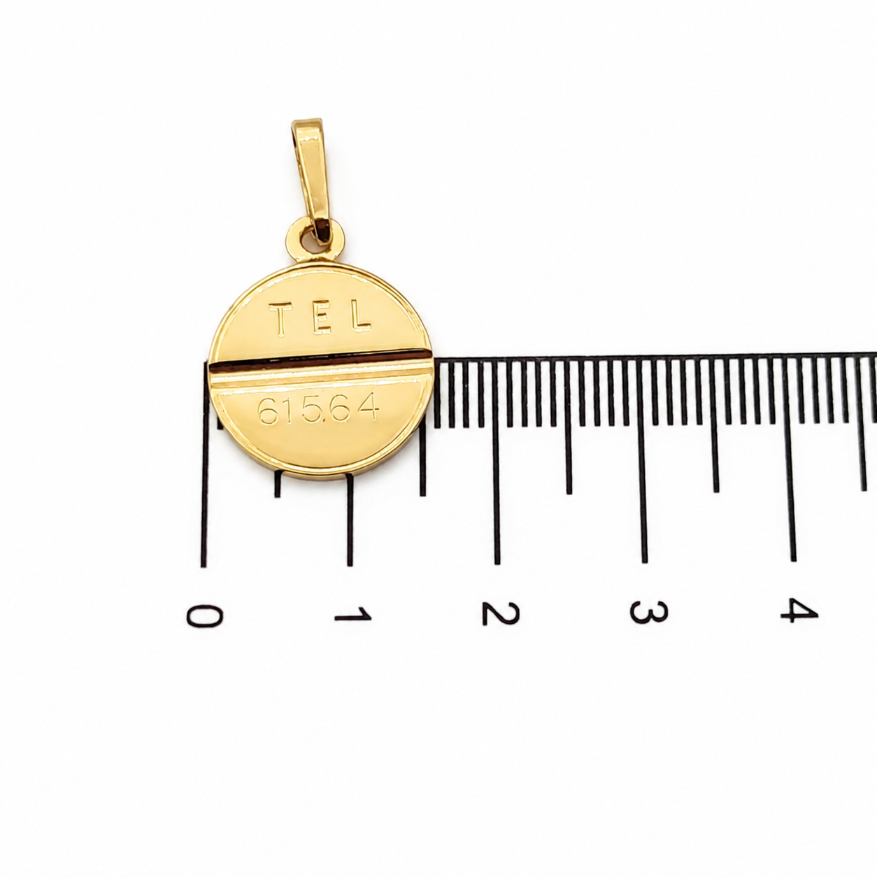 Ciondolo - 18 carati Oro giallo - Made in Italy - Handmade