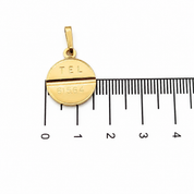 Ciondolo - 18 carati Oro giallo - Made in Italy - Handmade