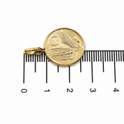 Ciondolo - 18 carati Oro giallo - Made in Italy - Handmade
