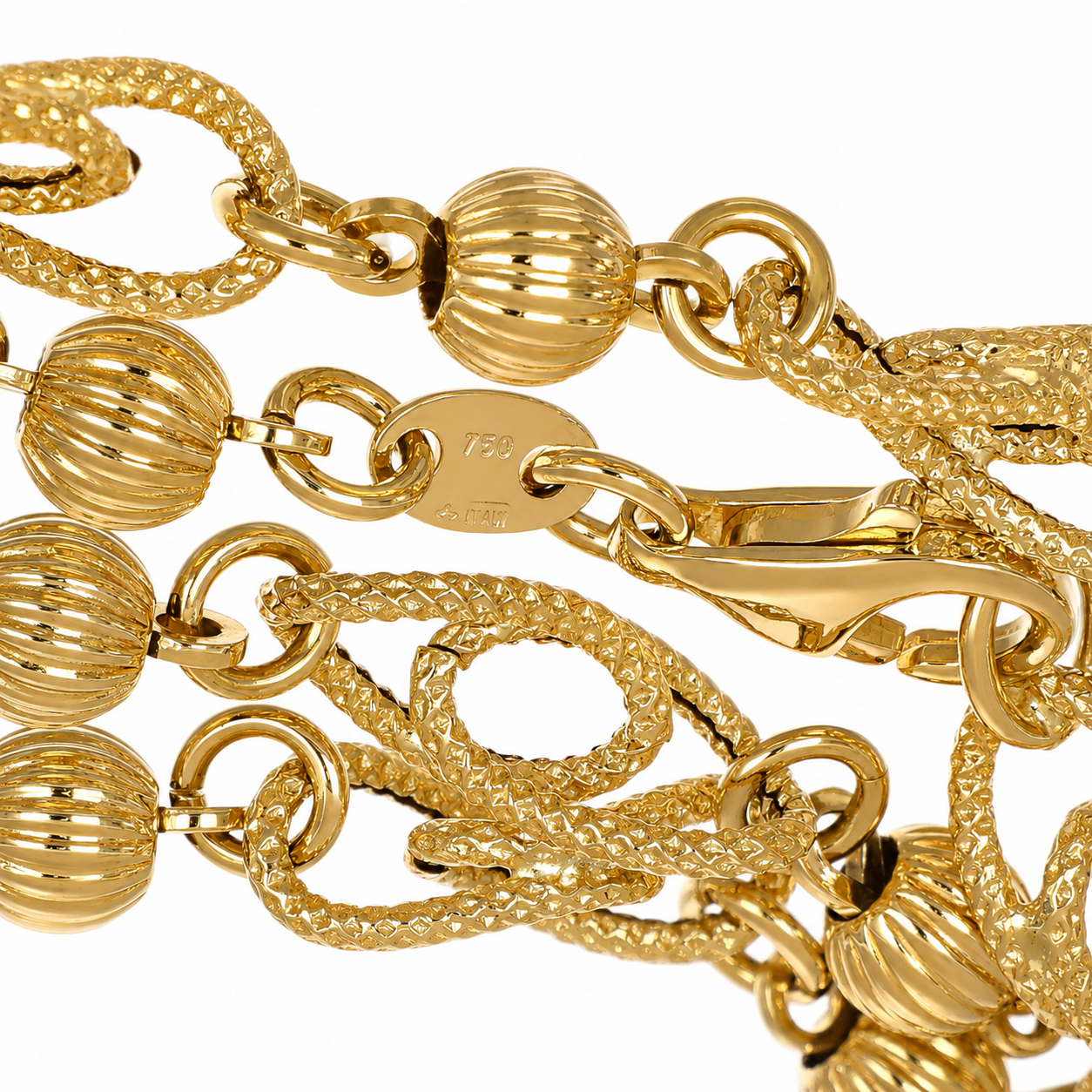 Collana - 18 carati Oro giallo - Made in Italy - Handmade