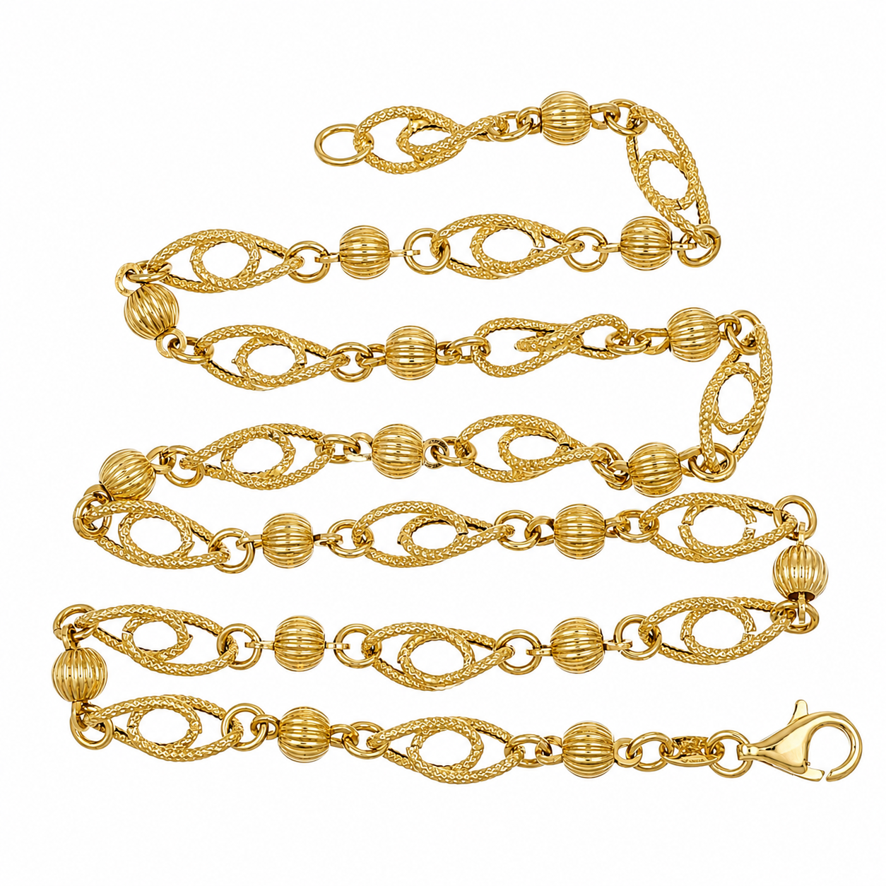 Collana - 18 carati Oro giallo - Made in Italy - Handmade
