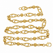 Collana - 18 carati Oro giallo - Made in Italy - Handmade