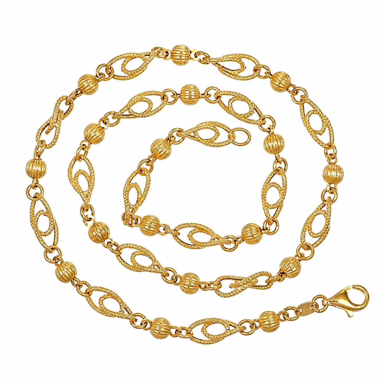 Collana - 18 carati Oro giallo - Made in Italy - Handmade