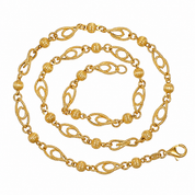 Collana - 18 carati Oro giallo - Made in Italy - Handmade