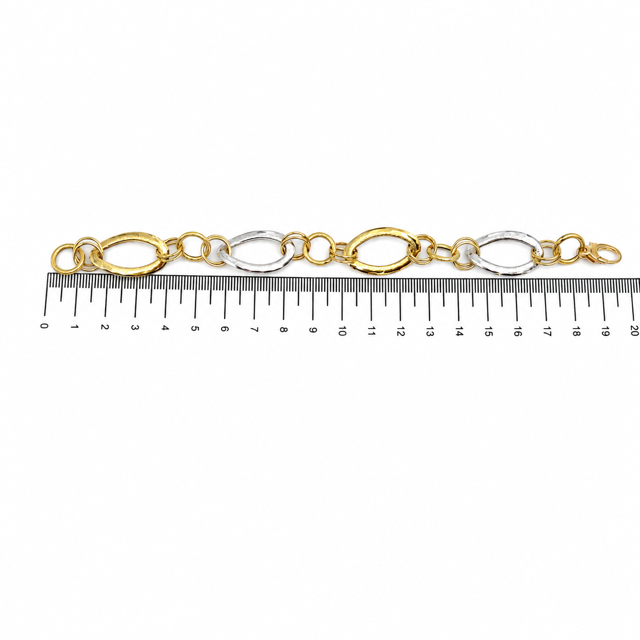 Bracciale - 18 carati Oro bianco, Oro giallo - Made in Italy - Handmade