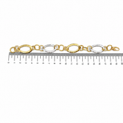 Bracciale - 18 carati Oro bianco, Oro giallo - Made in Italy - Handmade