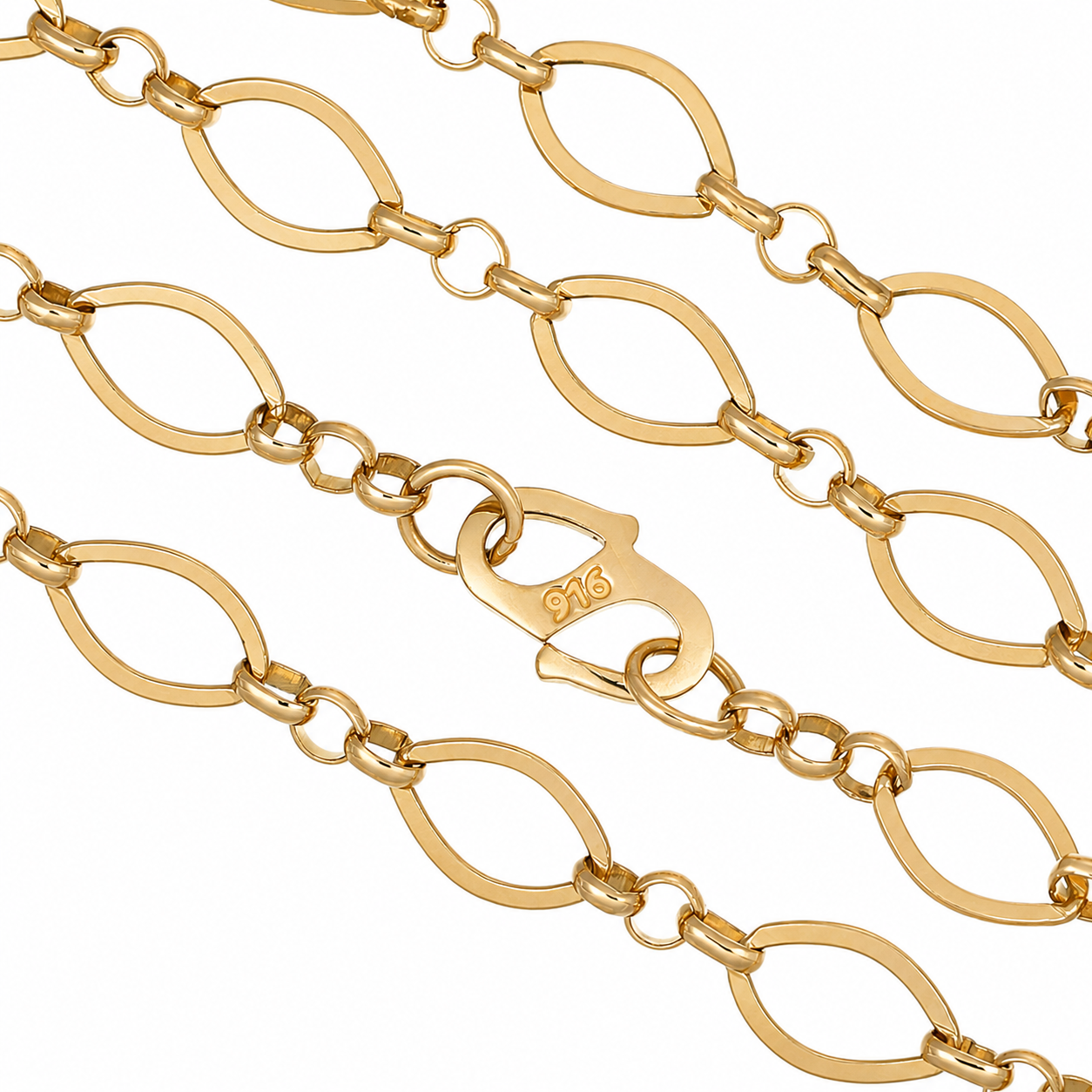 Collana - 22 carati Oro giallo - Made in Italy - Handmade