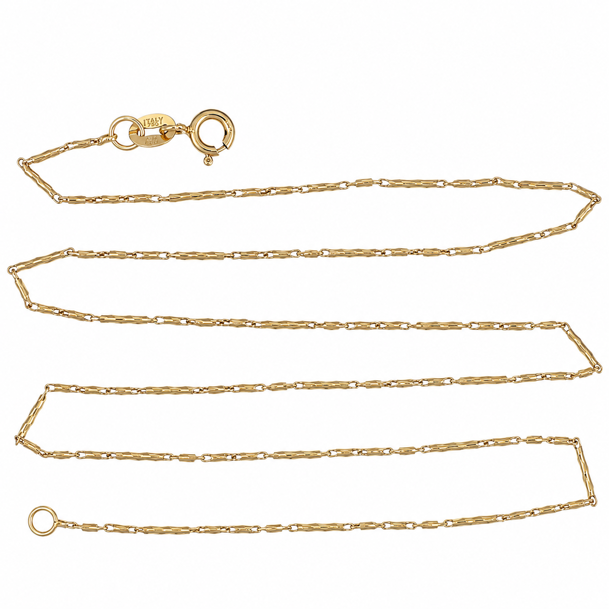 Collana - 18 carati Oro giallo - Made in Italy - Handmade