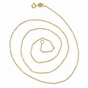 Collana - 18 carati Oro giallo - Made in Italy - Handmade