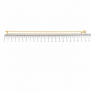 Collana con ciondolo - 18 carati Oro bianco, Oro giallo - 0.06ct. tw. Diamante (Naturale) - Made in Italy - Handmade