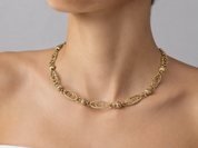 Collana - 18 carati Oro giallo - Made in Italy - Handmade